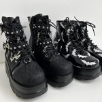 GIGIFOX-Platform-Ankle-Boots-For-Women-Metal-Design-Lace-Up-Punk-Goth-Fashion-Boots-Y2k-Round-5