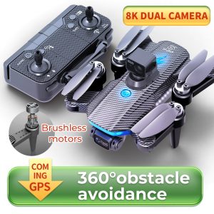 HJ90-GPS-8K-Drone-HD-Dual-Camera-Brushless-5G-Obstacle-Avoidance-Remote-Control-Four-Axis-Toy