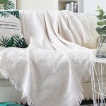 Home-Hotel-Pure-Cotton-Bedding-Office-Sofa-Knitted-Cover-Blanket-With-Tassel-Tapestry-For-Bed-Airplane