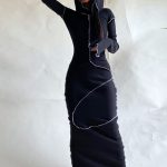 Hugcitar-Long-Sleeve-Hooded-Patchwork-Skinny-Maxi-Dress-2021-Autumn-Winter-Women-Fashion-Streetwear-Casual-Outfits-1