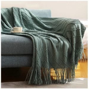 Inya-Luxury-Knitted-Blankets-Throw-Fringes-Warm-Soft-Weighted-Blanket-For-Bed-Fleece-Plaid-Knitted-Throw