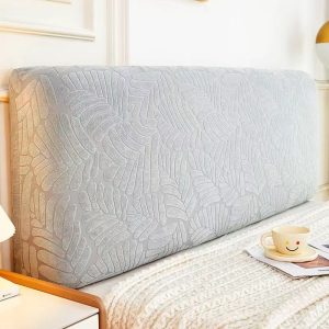 Jacquard-Leaves-Bed-Head-Covers-Thicken-Elastic-Headboard-Cover-Bedhead-Cover-Back-Protection-Dust-Cover-For