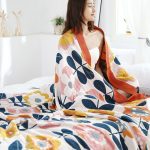 Japanese-cotton-blankets-and-throws-gauze-flowers-sofa-towel-summer-air-conditioning-blanket-soft-Leisure-bedspread