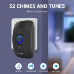 KERUI-Wireless-Doorbell-Waterproof-OutDoor-Smart-Home-Door-Bell-Welcome-Melodies-Chime-Kit-LED-Flash-Security-1