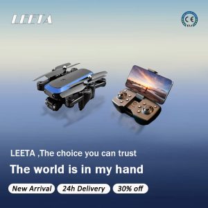 LEETA-2023-New-Drone-And-Battery-Drone-With-Wifi-Dual-4K-HD-Lens-Optical-Flow-Hover