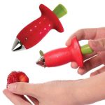 LMC-2pc-Set-Strawberry-Slicer-Cutter-Strawberry-Corer-Huller-Fruit-Leaf-Stem-Remover-Salad-Cake-Tools-1
