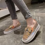 LazySeal-Bling-Sequine-Upper-Women-Flat-Heel-Shoe-Luxury-Butterfly-Street-Style-Casual-Footwear-Drop-Shipping-2