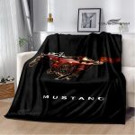 Mustang-car-logo-printed-blanket-Flannel-Blanket-Warm-blanket-Home-travel-blanket-Birthday-Gifts-blankets-for-5
