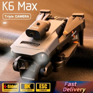 New-K6-Max-Drone-Professinal-4K-8K-HD-Triple-Cameras-Wide-Angle-Optical-Flow-Localization-Four