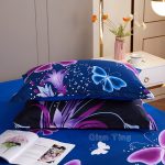 New-On-Product-1piece-100-Polyester-Bedding-Fitted-Sheet-Mattress-Cover-Four-Corners-With-Elastic-Band-7