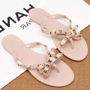 New-Rivet-Bow-Sandals-and-Slippers-Summer-Transparent-Crystal-Shoes-Women-Outdoor-Flip-Flops