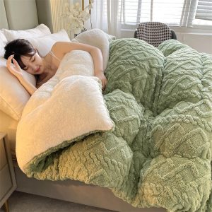New-Super-Thick-Winter-Warm-Blanket-for-Bed-Artificial-Lamb-Cashmere-Weighted-Blankets-Soft-Comfortable-Warmth