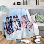 Newest-Kpop-Pattern-Manta-Sofa-Bed-Cover-Soft-and-Hairy-Blanket-Plaid-Soft-Warm-Flannel-Throw