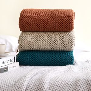 Nordic-Sofa-Blanket-Knitted-Shawl-Solid-Color-Bed-End-Towel-Wool-Sofa-Towel-Hotel-Bedroom-Decorative