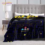 Pc-Game-Pacman-Throw-Blanket-Cartoon-Kid-Blankets-for-Beds-Queen-Size-Soft-Bed-Sheet-Home-2