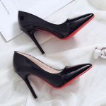 Plus-Size-43-Women-Shoes-Pointed-Toe-Pumps-Patent-Leather-Dress-High-Heels-Boat-Shoes-Wedding-4
