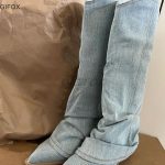 Pointed-Toe-Denim-Fashion-Knee-High-Med-Calf-Boots-For-Women-Retro-Cowboy-Cowgirls-Western-Boots-1