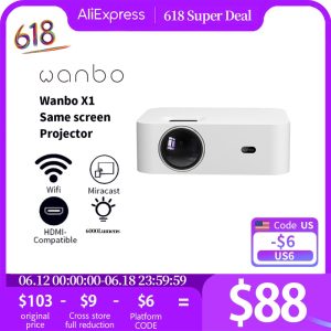 Projector-4K-Global-Version-Wanbo-X1-Mini-Projector-Mini-LED-Portable-Projector-1280-720P-Keystone-Correction