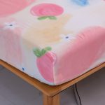 QianTing-New-Product-1pc-100-Polyester-Fitted-Sheet-Mattress-Cover-Four-Corners-With-Elastic-Band-Bed-4