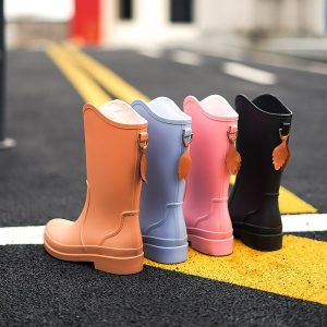 Rain-Boots-Women-Garden-Galoshes-Waterproof-Rubber-Chelsea-Boot-Female-Non-slip-Rainshoes-Fishing-Water-Shoes