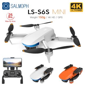 SALMOPH-S6S-Mini-GPS-Drone-150g-4K-Profesional-HD-Dual-Camera-5G-WIFI-FPV-Brushless-Folding