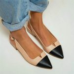 Sandals-Women-Summer-2023Casual-College-Mixed-Color-Buckle-Empty-Fashion-Pointy-Simplicity-Elegant-Woman-Shoes-With-2