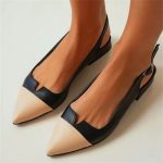 Sandals-Women-Summer-2023Casual-College-Mixed-Color-Buckle-Empty-Fashion-Pointy-Simplicity-Elegant-Woman-Shoes-With-4