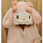 Sanrio-Hello-Kitty-Blanket-Kawaii-Pink-Cloak-Girl-Anime-Cape-Universal-Winter-Home-Residence-Dormitory-Air-3