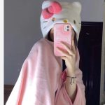 Sanrio-Hello-Kitty-Blanket-Kawaii-Pink-Cloak-Girl-Anime-Cape-Universal-Winter-Home-Residence-Dormitory-Air-4