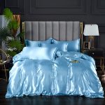 Satin-Rayon-Duvet-Cover-Queen-Quilt-Cover-230-260-No-Pillowcase-Bedding-Set-King-Size-Bedding
