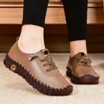 Sneakers-Women-Shoes-Platform-Loafers-Lace-Up-Leather-Flat-Slip-On-New-Spring-Casual-Mom-Shoe-5