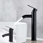 Stainless-Steel-Hot-and-Cold-Water-Faucet-European-Black-Minimalist-Home-Washbasin-Bathroom-Sink-Single-Hole