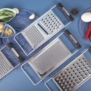 Stainless-Steel-No-Skid-Bottom-Flat-Grater-Handheld-Garlic-Grater-Kitchen-Gadget-for-Ginger-Soft-Handle Stainless-Steel-No-Skid-Bottom-Flat-Grater-Handheld-Garlic-Grater-Kitchen-Gadget-for-Ginger-Soft-Handle