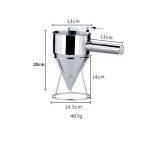 Stainless-Steel-Pancake-Batter-Funnel-Dispenser-with-Stand-Baking-Tool-for-Cup-Cake-Waffles-Muffin-Mix-5