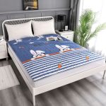 Summer-Sleeping-Mat-Quilted-Mattress-Cover-Solid-Color-Quilted-Bed-Fitted-Sheet-Bed-Protector-Pad-Bed-2