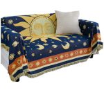 Textile-City-American-Country-Retro-Jacquard-Woven-Blanket-Sun-Moon-God-Sofa-Throw-Dust-proof-Cushion-5