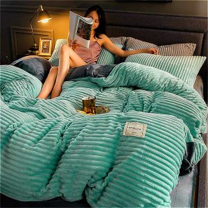 Thicken-Flannel-Duvet-Cover-Solid-Color-Warm-Coral-Velvet-Quilt-Cover-Modern-Ultra-Soft-Luxury-Comforter