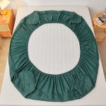 Thickened-Laminated-Cotton-Adjustable-Fitted-Sheet-160x200-Quilting-Process-Mattress-Protector-Cover-Dustproof-Solid-Color-3