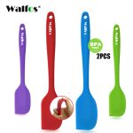 WALFOS-2PCS-High-Quality-Silicone-Spatula-Set-Cook-Non-Stick-Butter-Cookie-Pastry-Scraper-Kitchen-Baking