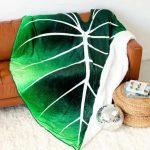 Warm-Fluffy-Adult-Blanket-Super-Soft-Giant-Leaf-Blanket-for-Bed-Sofa-Gloriosum-Plant-Blanket-Home-1