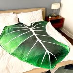 Warm-Fluffy-Adult-Blanket-Super-Soft-Giant-Leaf-Blanket-for-Bed-Sofa-Gloriosum-Plant-Blanket-Home-2
