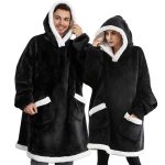 Warm-thick-TV-Hooded-Sweater-Blanket-Unisex-Giant-Pocket-Adult-and-Children-Fleece-Weighted-Blankets-for