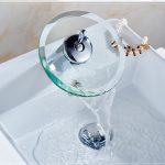 Waterfall-Faucet-Horizontal-Bar-Desktop-Cold-and-Hot-Mixed-Faucet-Chrome-Plated-Polished-Glass-Edge-Bathroom
