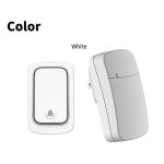 Wireless-Self-Generated-IP44-Level-Waterproof-Plug-Free-Battery-Free-Home-Electronic-Doorbell-Small-White-Remote-4