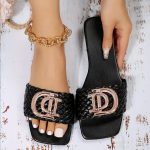 Women-Luxury-Decor-Weave-Design-Flat-Sandals-Fashion-Open-toe-Vacation-Casual-Slides-Party-Sexy-Elegant-4