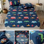 YOMDID-New-Product-1Pcs-Polyester-Printed-Fitted-Sheet-Mattress-Cover-Four-Corners-With-Elastic-Band-Quilted-4