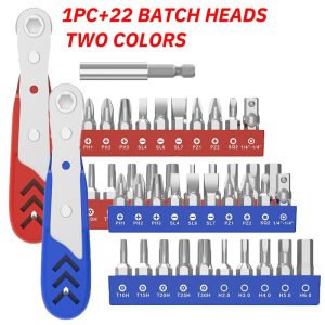 1-Combination-22-in-1-Screwdriver-Dual-Purpose-Wrench-Ratchet-Positive-and-Negative-Hexagonal-Multifunctional-Maintenance