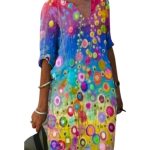 2022-Summer-Fashion-Printed-Half-Sleeve-Ladies-Dress-V-Neck-Loose-Beach-Dress-Everyday-Wear-Dating-1