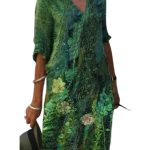 2022-Summer-Fashion-Printed-Half-Sleeve-Ladies-Dress-V-Neck-Loose-Beach-Dress-Everyday-Wear-Dating-2