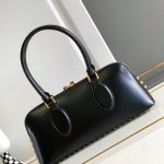 2023-New-Rivet-Bag-Large-Capacity-Bowling-Bag-Fashion-Chain-Embellished-Design-Women-Underarm-Shoulder-Handbag-1